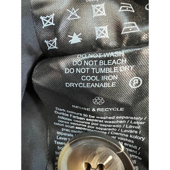 NWT Vero Moda Size M Amanda Faux Fur Teddy Jacket Black Button Front - Picture 12 of 14